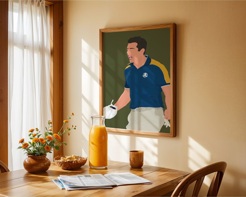 Rory Mcilroy Ryder Cup Print