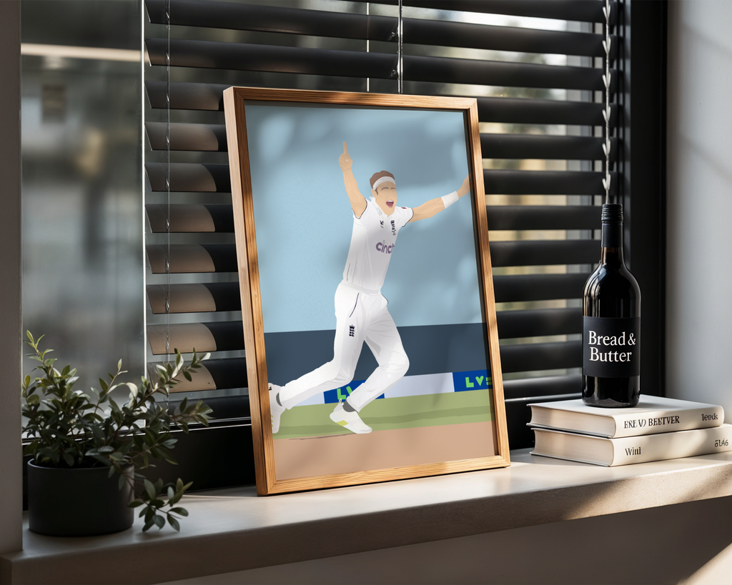 Stuart Broad Print