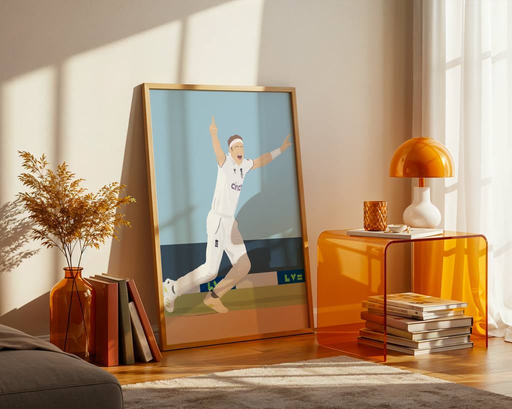 Stuart Broad Print