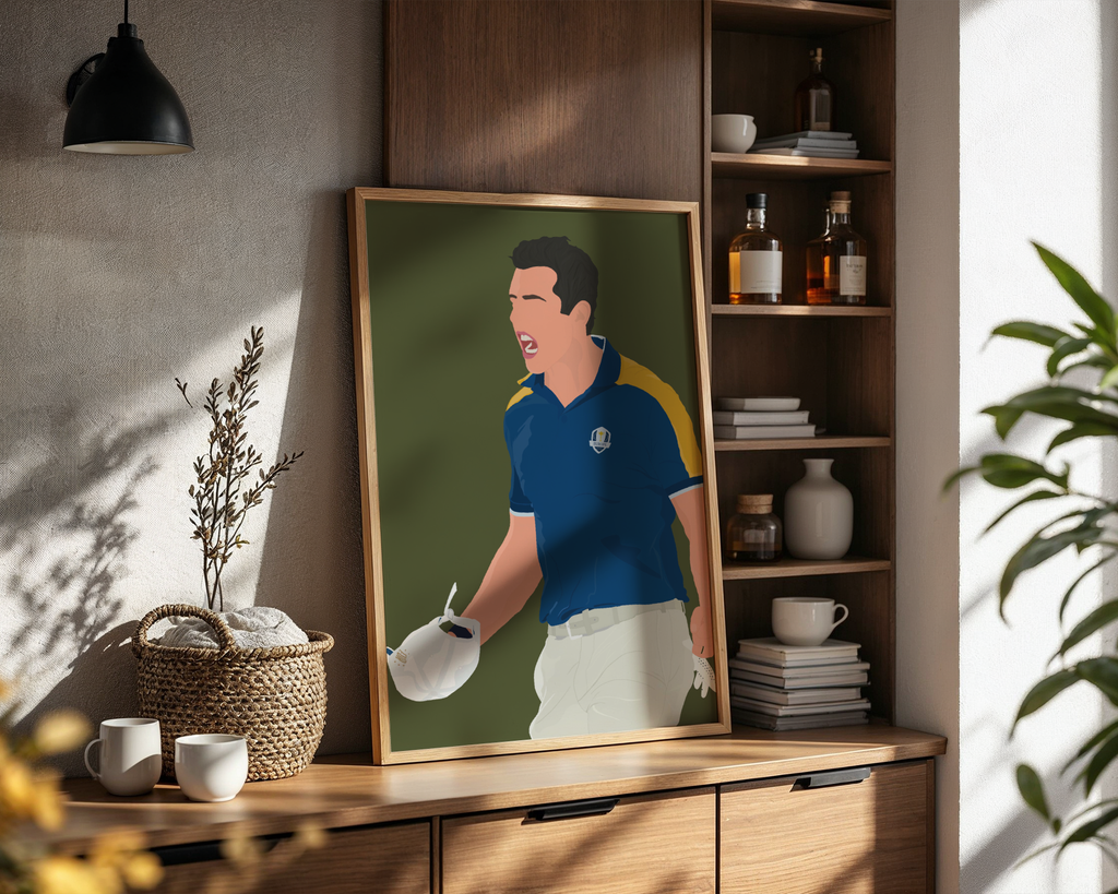 Rory Mcilroy Ryder Cup Print