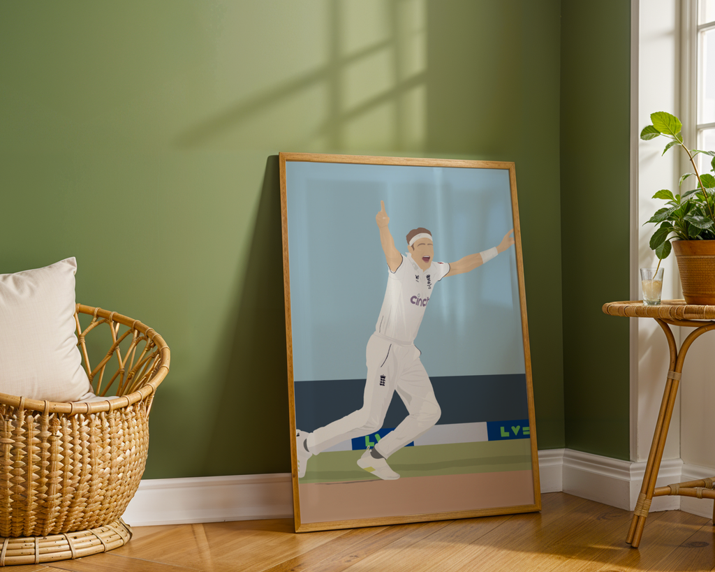 Stuart Broad Print