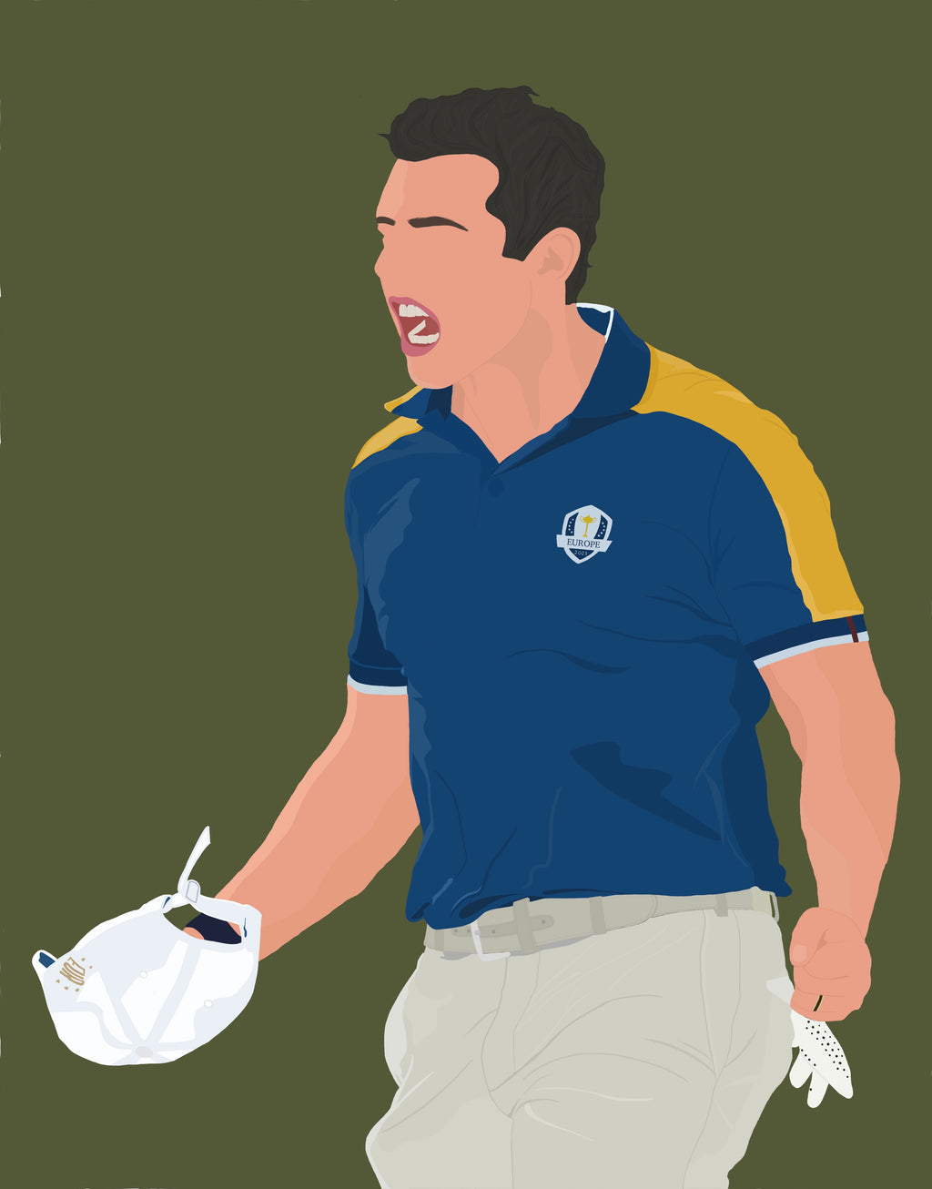 Rory Mcilroy Ryder Cup Print