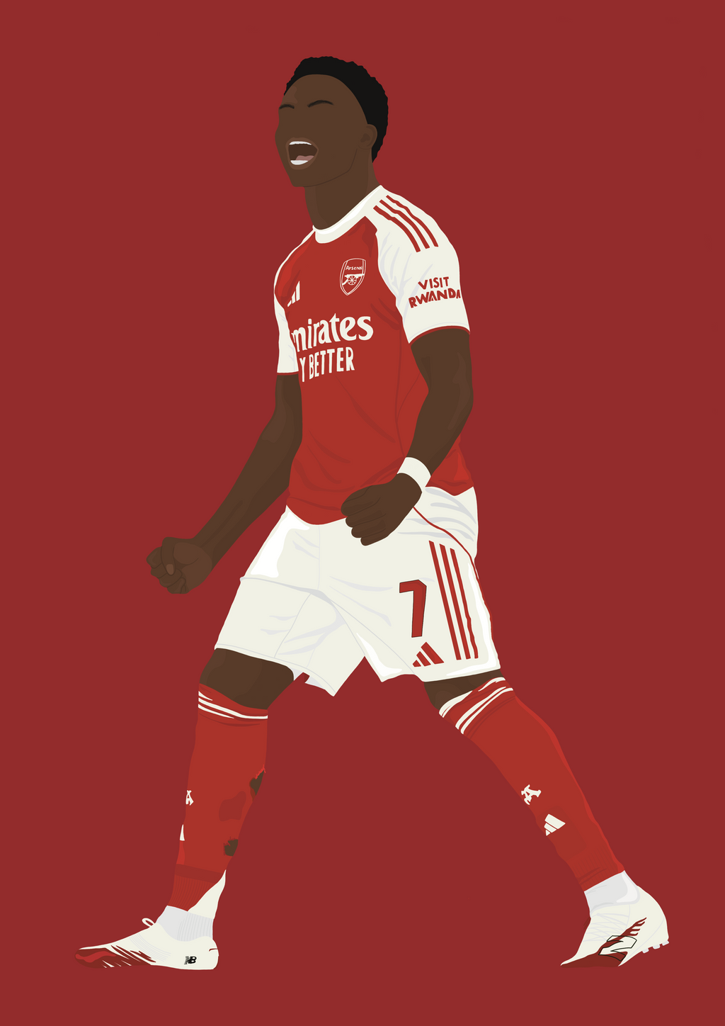 Bukayo Saka Print